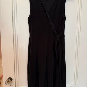 Ann Taylor Classic Black Wrap Dress